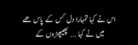 Tumhara dil kis kay pass hay